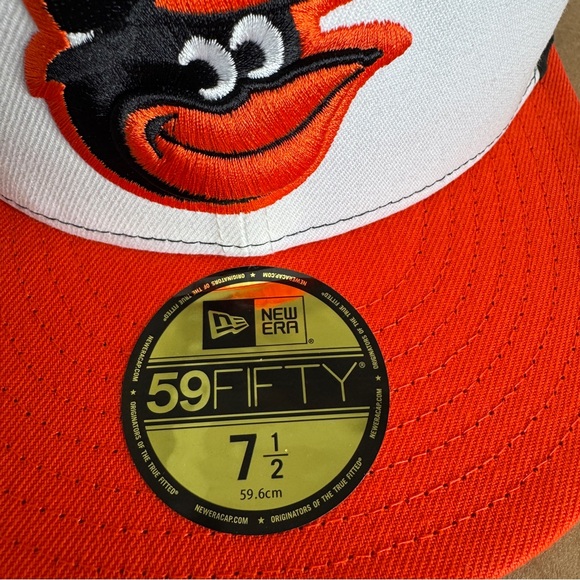 Baltimore Orioles 2024 MLB Post Season Hat Fitted New Era 59FIFTY On Field 7 1/2 - Picture 3 of 9